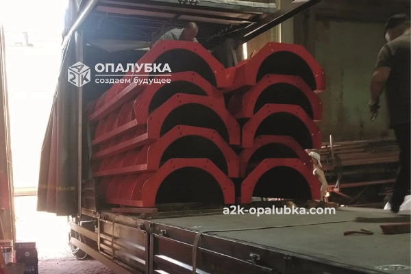 Производство радиусной опалубки