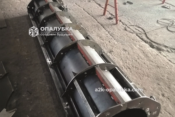 Производство радиусной опалубки