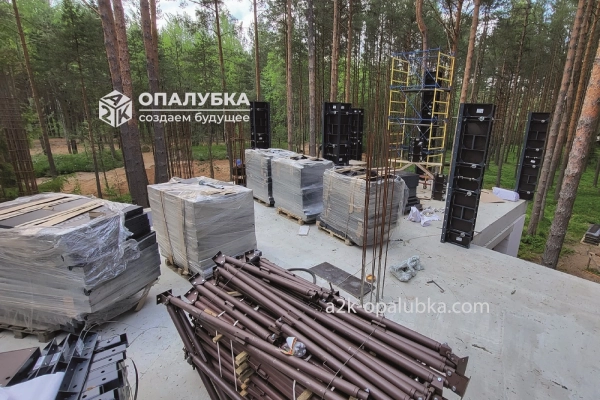 Аренда крупнощитовой опалубки для колонн